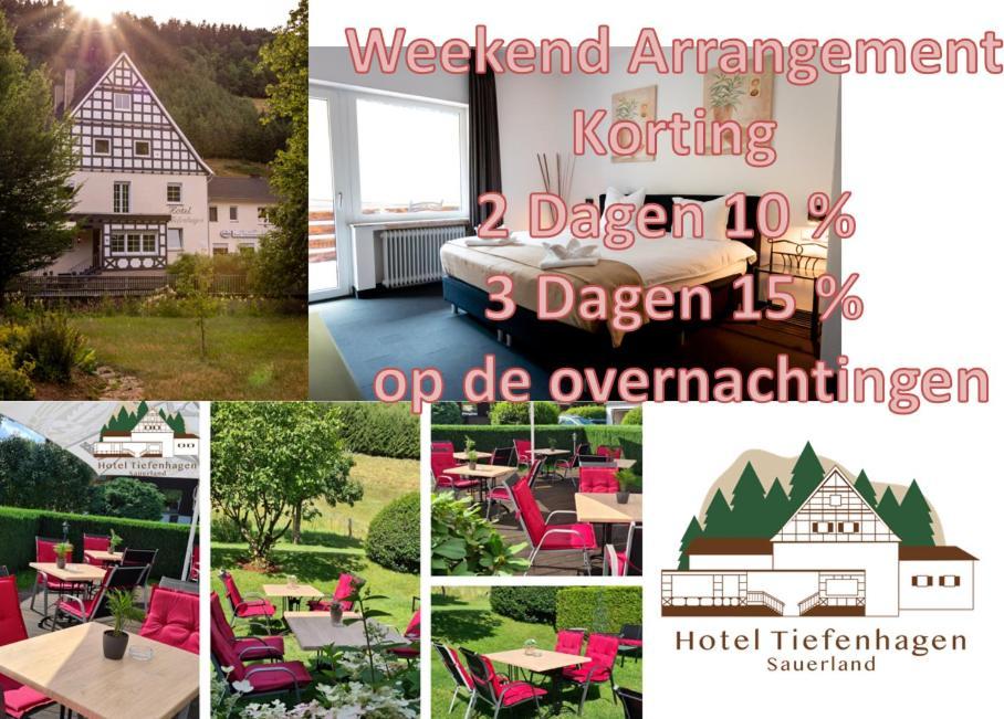 Hotel Tiefenhagen Sauerland Lennestadt Exteriör bild